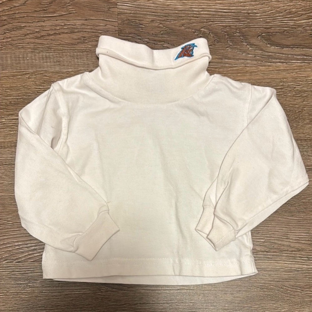 girls nfl carolina panthers turtleneck sweater